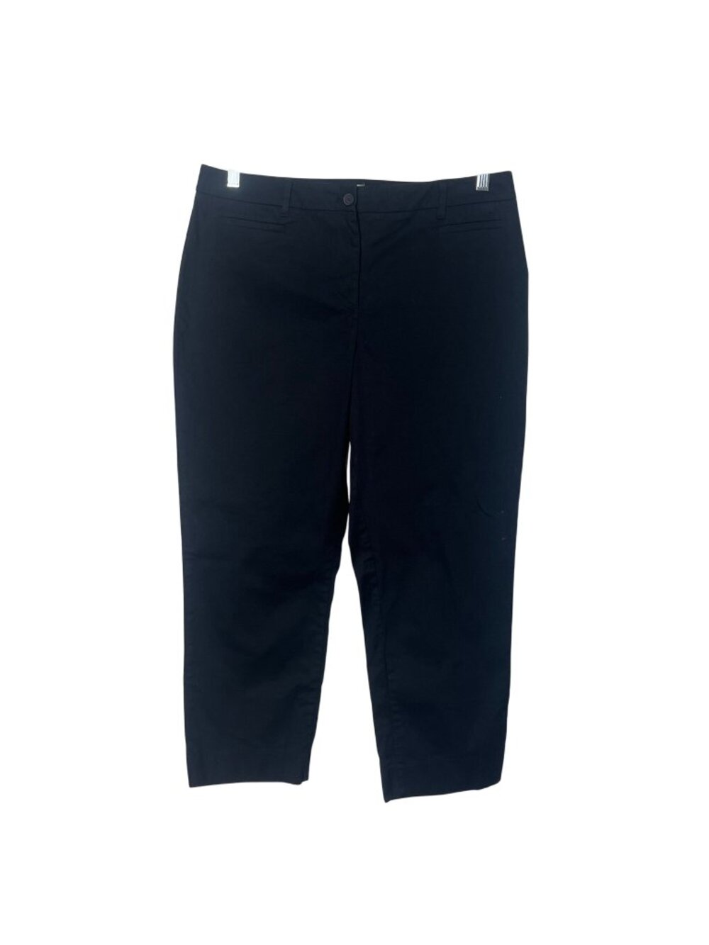 Talbots Slim Ankle Pants Womens Size 14 Black Workwear Summer